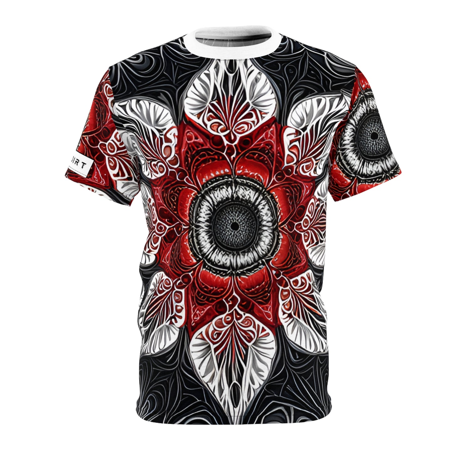 "Cosmic Crimson Mandala" Tee