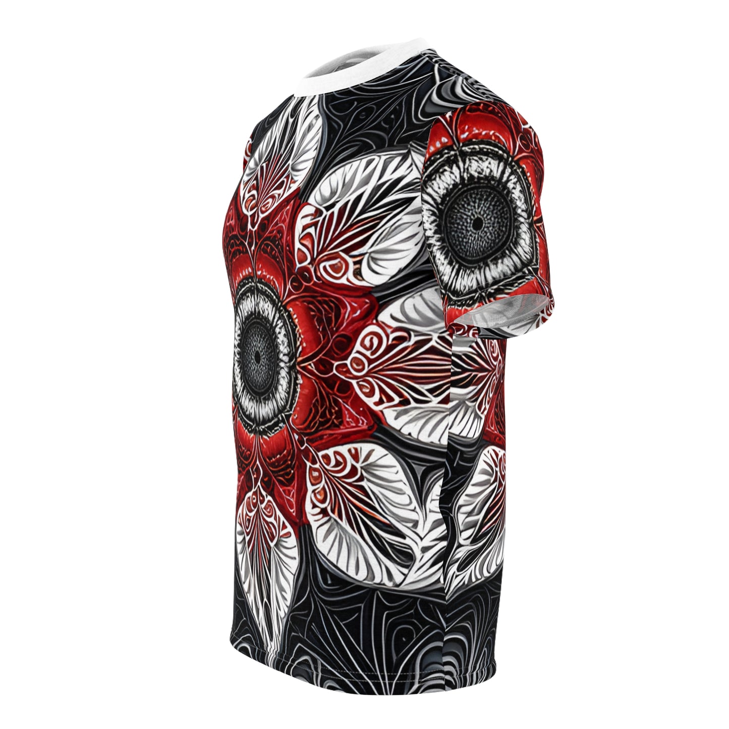 "Cosmic Crimson Mandala" Tee