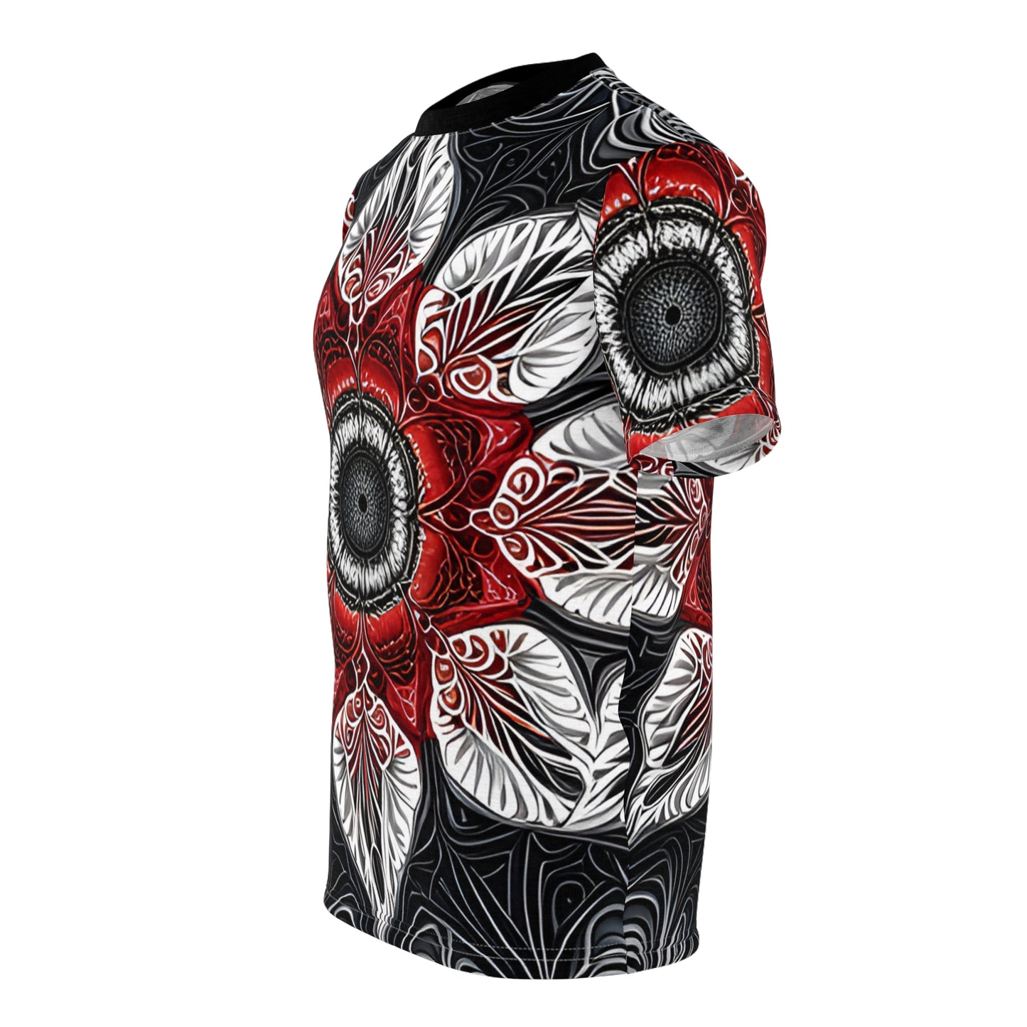 "Cosmic Crimson Mandala" Tee